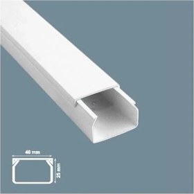 Resim Mutlusan 40X25 Yapışkanlı Kablo Kanalı 80 mt 