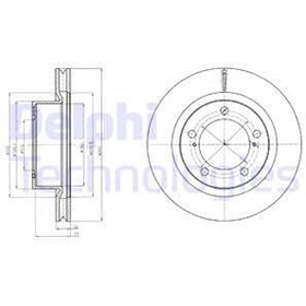 Resim On Fren Disk Aynasi Toyota Land Cruiser 4.5D 4D 07-> 