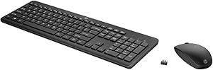 Resim HP 230 Kablosuz Siyah Klavye-Mouse Türkçe Q-Klavye 18H24AA 