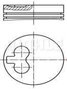 Resim Mahle 0098701 Motor Piston Segman Ducato Movano Master 2.5 500352562 (WT635648) (FİYAT:4 ADET İÇİNDİR) 