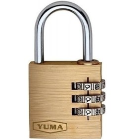 Resim Yuma Enka705 3 Basamaklı Şifreli Pirinç Asma Kilit 30 MM 