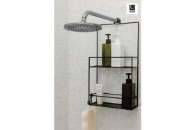 Resim Abronya Metal Banyo Askısı Metal Askılık Modelleri Banyo Aksesuarları Siyah Renk 