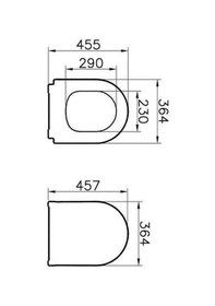 Resim Vitra Slim Duroplast Yavaş Kapanan Klozet Kapağı Beyaz 110-003-009 