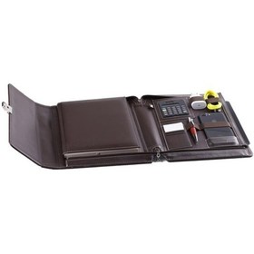 Resim Organizer Ajanda Tarihsiz Çizgili 28x34.5 CM - Kahve Kahverengi 