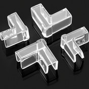 Resim 4 adet Yumuşak PVC Şeffaf Anti-çarpışma Balık Tankı Köşe Koruyucuları - Yapışmaz Koruyucu Kapaklar, Sürekli ve Kolay Kurulum, Küçükten Büyük Tanklara İdeal, Akvaryum Aksesuarları 