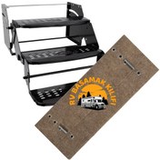 Resim Beylini Dayanıklı Karavan Basamak Koruyucu Halı Deve Tüyü 58x50 