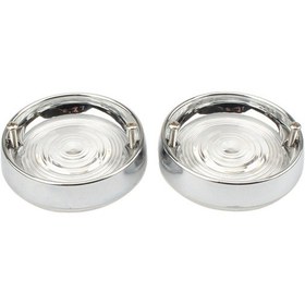Resim Suntekstore Magideal 2 Adet Dönüş Sinyali Işık Lensi Kapakları Harley Touring Tour Glides Clear 