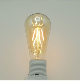 Resim Sunlight Armut Rustik Led Ampul 5.5 W Amber 