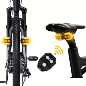 Resim Bisiklet Sinyal Lambası, Parlak Bisiklet Arka Işığı, Kablosuz Uzaktan Kumandalı bisiklet arkası ışık, USB Şarj Edilebilir LED Dağ Bisikleti Feneri, İki Tekerlekli Araçlar ve Skuterler için uygun, skutör gösterge lambası, yol fark edilirligi yardimcisi, usb şarjlı el fanusü dağ bisiklet aksesuar kompakt bisklet isig parlaq led tasari uzun ömürlü ısiga kalipli ınsaati asgardiciler 