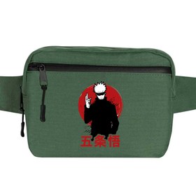 Resim Megumi Jajutsu Kaisen Bel Çantası - Yeşil 
