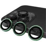 Resim Iphone 14 Pro Max Ile Uyumlu Profesyonel Kamera Lens Koruma Camcov Koyu Yeşil CoverZone