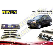 Resim Kia Sportage Cam Rüzgarlığı 4Lü Kromlu 2006-2009 Niken Beyaztuning