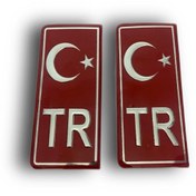 Resim FAM Tr Plaka Stıcker 2'li - Türkiye Plaka Stıcker - Türkiye Plakalık Stickeri 