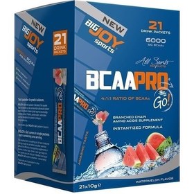 Resim Big Joy Bcaa Pro Go! 21 Drink Packets Karpuz 