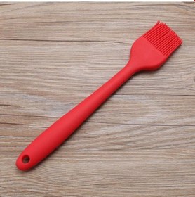 Resim Silikon Fırça Pişirme Barbekü Yağ Fırçaları Mutfak Aleti İçin Barbekle Araçlar Kırmızı Siyah Çok Renkli 