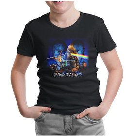 Resim Pink Floyd - Above The Light Siyah Çocuk Tshirt 