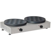 Resim Teflon 14 Bölmeli Çiftli Pankek Makinesi, Elektrikli 