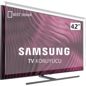 Resim SAMSUNG 42F5070 TV EKRAN KORUYUCU - Samsung 42\ inç 106 Ekran Şeffaf Koruma paneli UE42F5070SS 