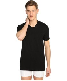 Resim Tutku Erkek Elastan (Likralı) Esnek V-Yaka Yarım Kollu Spor Fanila 