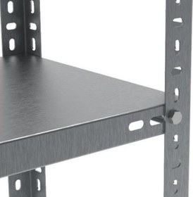 Resim 4 Katlı 3'lü Bitişik Paslanmaz Krom Raf - Inox Soğuk Oda Rafı, Buzhane Rafı 