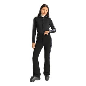Resim Fusalp Elancia Stripe Kadın Siyah Kayak Pantolonu 