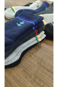 Resim Leement socks Çocuk 12 Çift Kalın Havlu Termal Çorap Burun Dikişsiz Premium Seri 