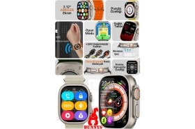 Resim Normadia Reeder P13 Blue Max Uyumlu Watch 8 Ultra 49MM Akıllı Saat, Amoled Ekran 