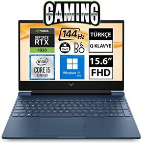 Resim Victus 15-FA1033NT 7N9V2EA04 Intel Core i5-13500H 15.6" 16 GB RAM 512 GB SSD RTX4050 FHD W11 Pro Gaming Laptop 