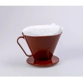 Resim Pi İthalat V60 Dripper Kahve Demleme Aparatı Beyaz Renkli Sıcak Dayanıklı Plastik Malzeme 