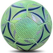 Resim Youtek Fosforlu Yeşil 4 Numaralı Yansımalı Futbol Topu Seti Pompa, Ağ Ve İğne Dahil Yeşil 