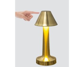 Resim Bi Seyyar LED Masa Lambası 3 Renk Ayarlı Şarjlı Kablosuz Modern Tasarım - BI001V-4YS2C1 