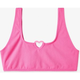 Resim Penti Açık Pembe Kız Çocuk Daisy Halter Bikini Takımı 