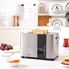 Resim Karaca Dijital Göstergeli Inox Ekmek Kızartma Makinesi 