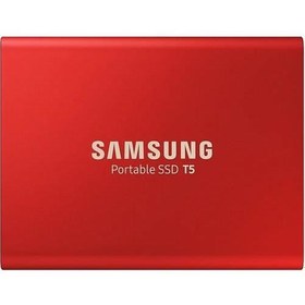 Resim Samsung 1TB T5 USB 3.1 Okuma 540MB-Yazma 540MB MU-PA1T0R-WW - Kırmızı Taşınabilir Harici SSD 