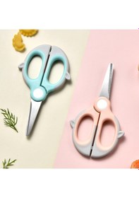 Resim Lichen Taşınabilir Mini Bebek Maması Makası, Bebek Et Ve Sebze 