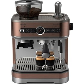 Resim Barista Brew Yarı Otomatik Espresso Makinesi, 280G Çift Çekirdek Kabı 