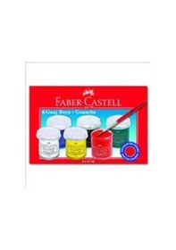 Resim Faber 160400 Guaj Boya 6 Lı Şişe 6X15Ml Çok Renkli 