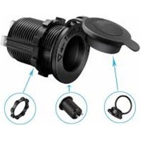 Resim Oto Çakmak Fiş Çakmaklık Dişi Pano Tip 30Mm Şase Monteli 5 Adet 