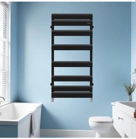 Resim 1000x490 Mm Alüminyum Havlupan Begonia Mat Siyah 