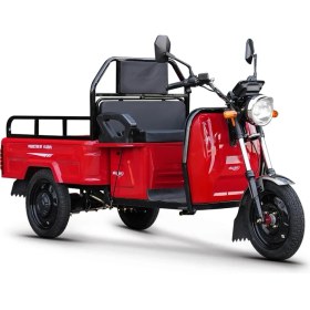 Resim Skyjet Cargo Trıo Elektrikli Moped Kırmızı 