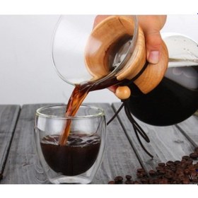 Resim Filtre Kahve Demliği 400 ML Şeffaf 