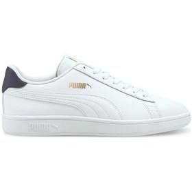Resim Puma Smash V2 L Beyaz Erkek Sneaker 000000000101508079 Beyaz-sıyah 