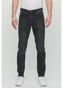Resim Polo State Regular Fit Likralı Erkek Denim Kot Pantolon Füme Füme 
