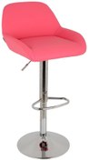 Resim Bürocci Texas Bar Taburesi - Pembe Deri - 9506S0120 