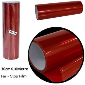Resim Far Stop Filmi 30 Cm X 10 Metre Kırmızı Osn-1482 / Br1190467 1 Adet 