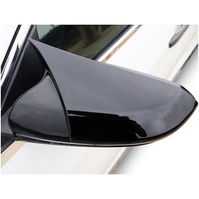 Resim Ebal Otomotiv Renault Fluence Yarasa Batman Ayna Kapağı Piano Black 2009-2016 