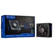 Resim Silverstone 800W 80+ Titanium Tam Modüler SFX-L Aktif PFC Güç Kaynağı (SST-SX800-LTI) 