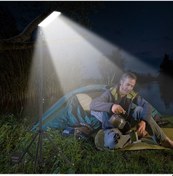 Resim Jokmae Ayarlanabilir Yükseklikli Kamp Lambası Gümüş Çok Renkli 