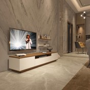 Resim Decoraktiv Trendstyle 4S Mdf Tv Ünitesi Tv Sehpası - Ceviz - Beyaz 