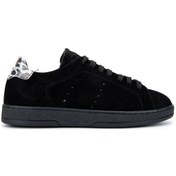 Resim Tamer Tanca Kadın Hakiki Deri Siyah Süet/siyah Beyaz Leopar Sneakers & Spor Ayakkabı 1060 25113 Bn Ayk Y25 Syh Suet/syh Byz Leopar Siyah 